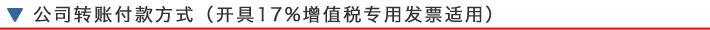 公司付款账户